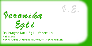 veronika egli business card